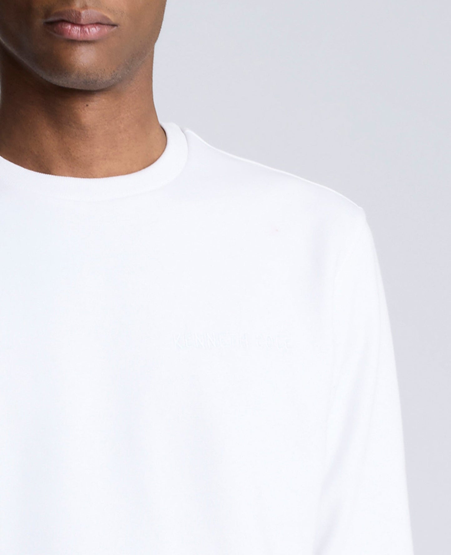 Site Exclusive! Kenneth Cole Embroidered Logo Sweatshirt