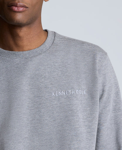 Site Exclusive! Kenneth Cole Embroidered Logo Sweatshirt
