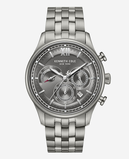 Dress Sport Chronograph Stainless Steel Bracelet Watch