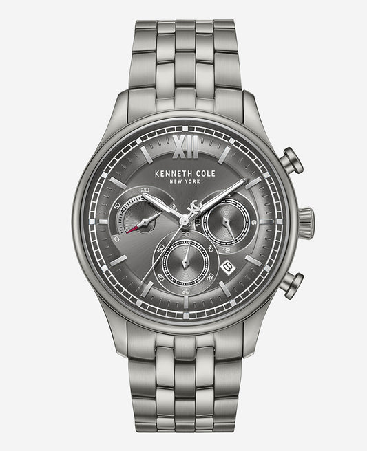 Dress Sport Chronograph Stainless Steel Bracelet Watch