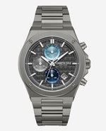 Dress Sport Chronograph Multi Tone Dial Stainless Steel Bracelet Watch