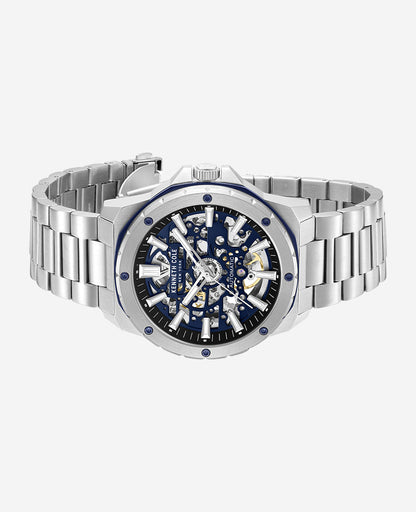 Skeleton Automatic Stainless Bracelet Watch