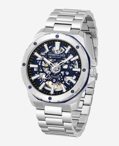 Skeleton Automatic Stainless Bracelet Watch