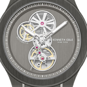 Automatic Gun Metal Stainless Steel Bracelet Watch