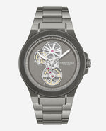 Automatic Gun Metal Stainless Steel Bracelet Watch
