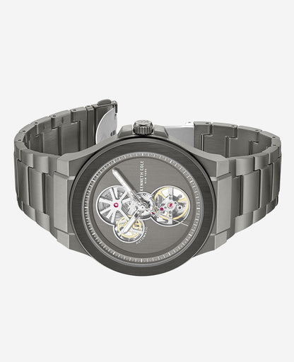 Automatic Gun Metal Stainless Steel Bracelet Watch