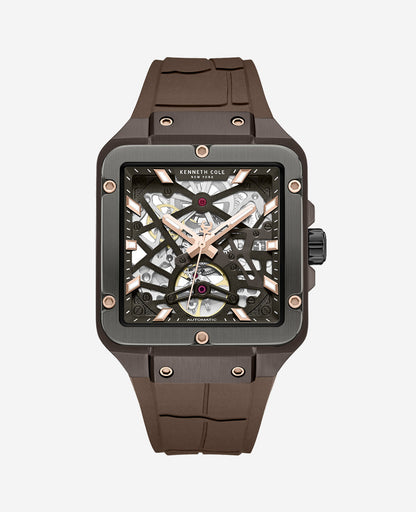 Skeleton Automatic Silicone Watch
