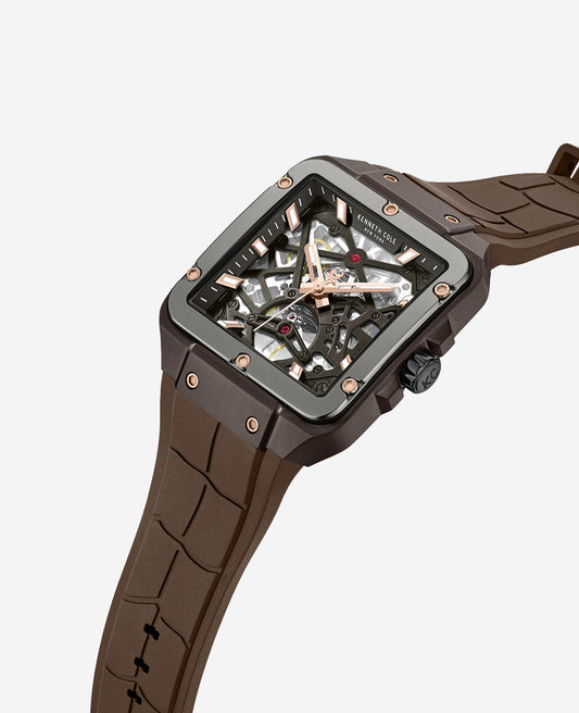 Skeleton Automatic Silicone Watch