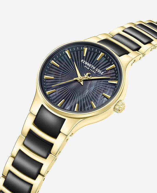 Classic Two Tone Bracelet Watch