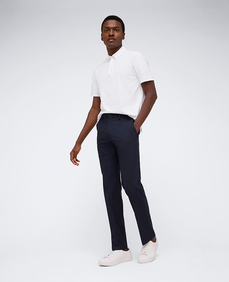 Slim-Fit Stretch Twill Dress Pant