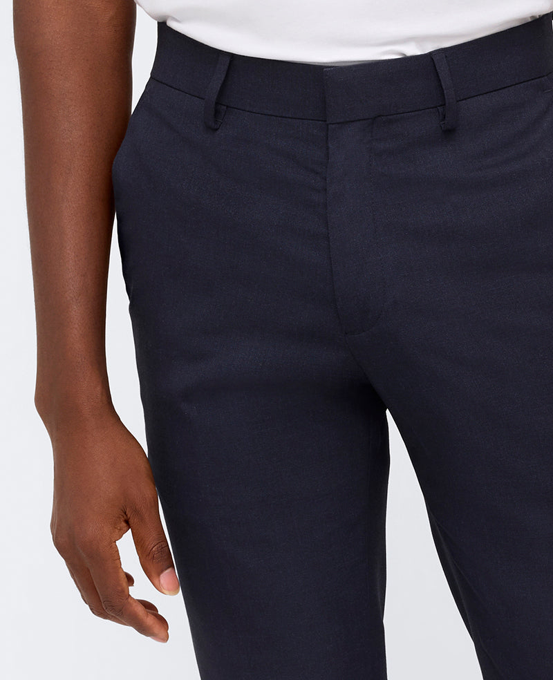 Slim-Fit Stretch Twill Dress Pant