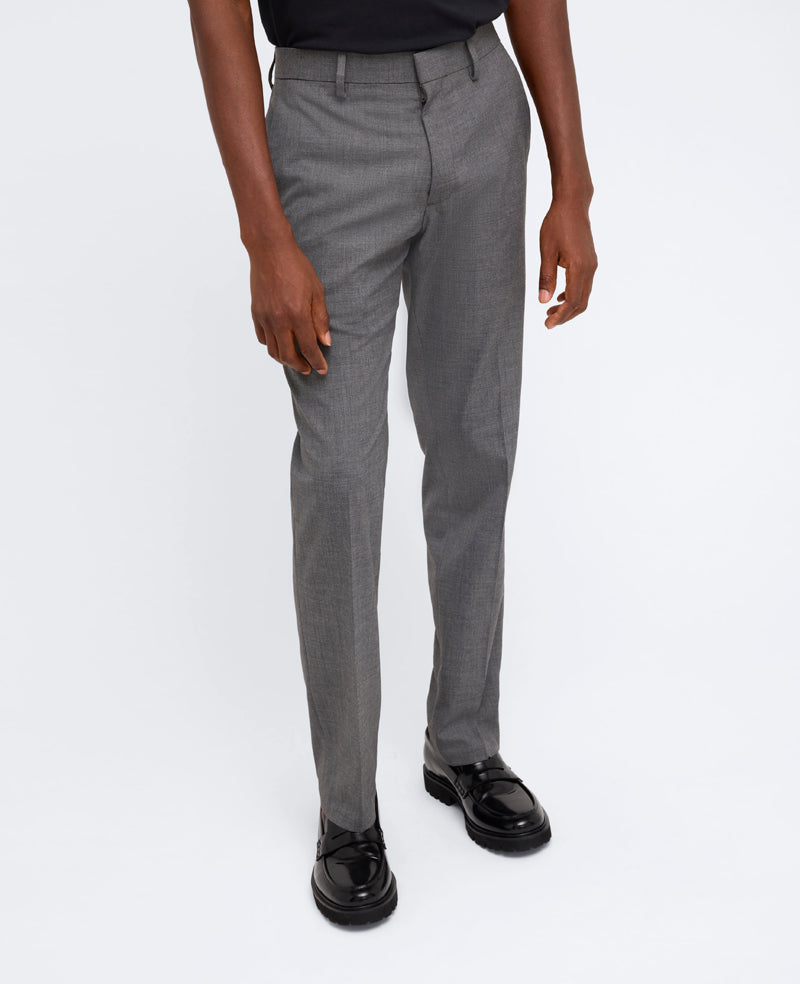 Slim-Fit Stretch Twill Dress Pant