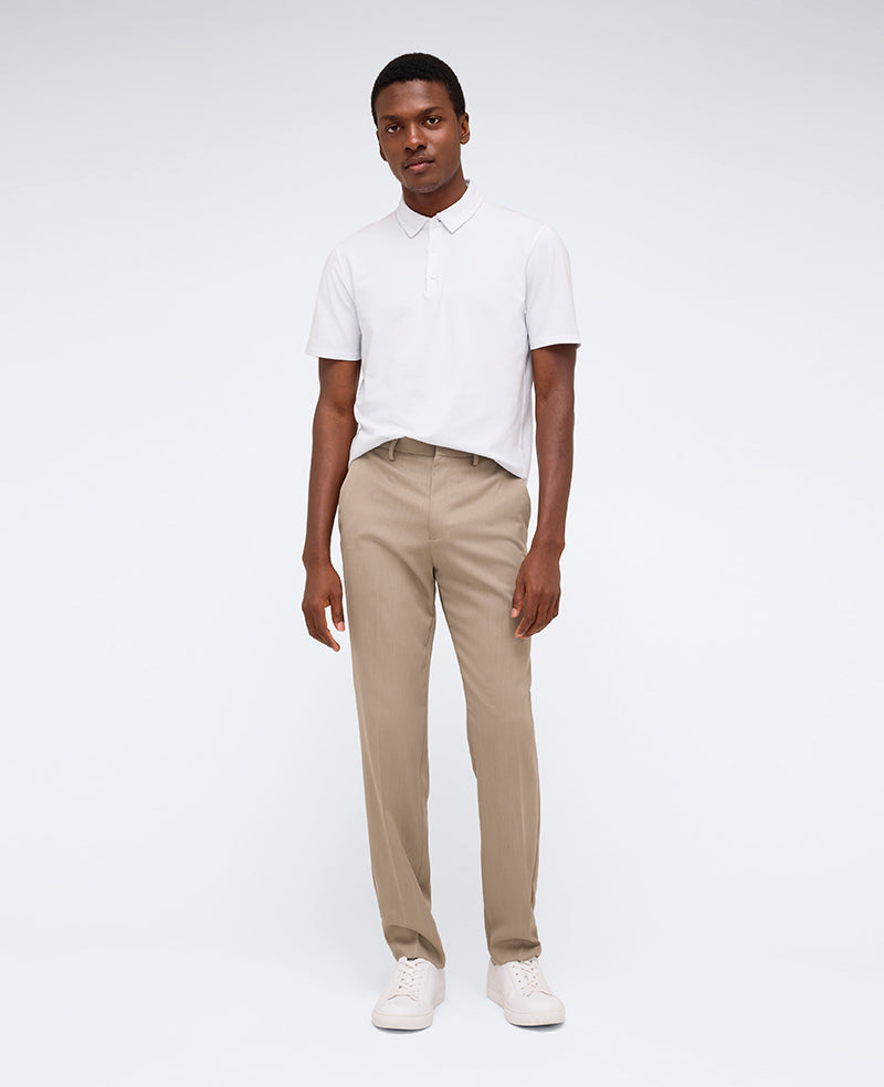 Slim-Fit Stretch Twill Dress Pant