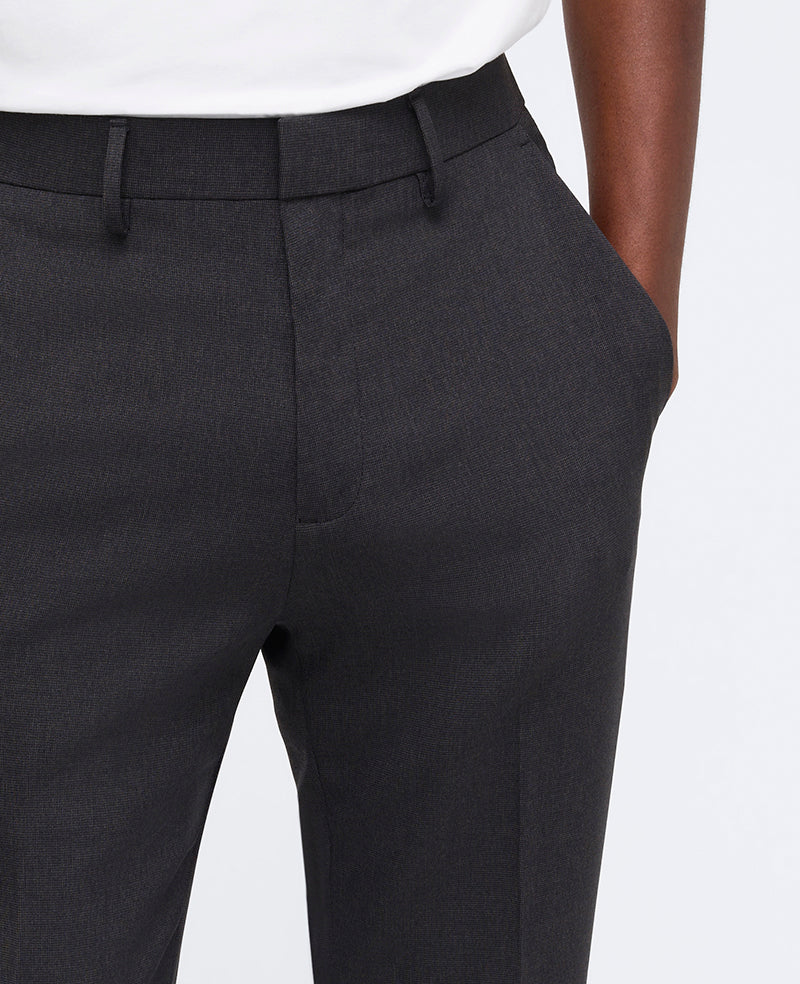 Slim-Fit Tic Weave Dress Pant