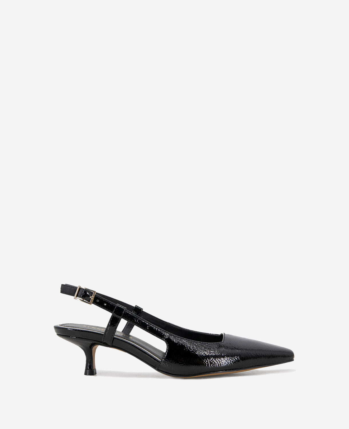 Black Crinkle Patent