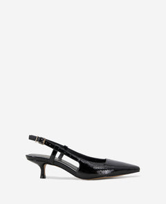Black Crinkle Patent