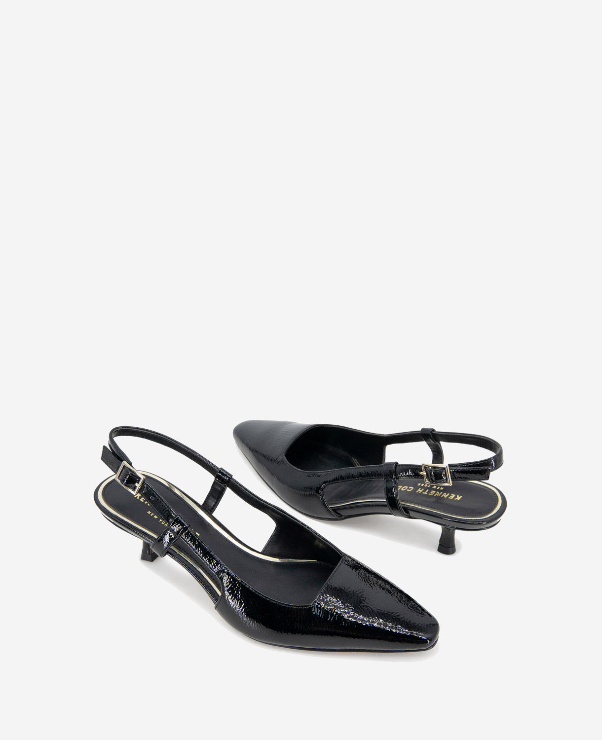 Black Crinkle Patent