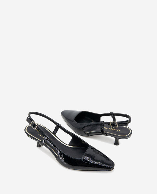Black Crinkle Patent
