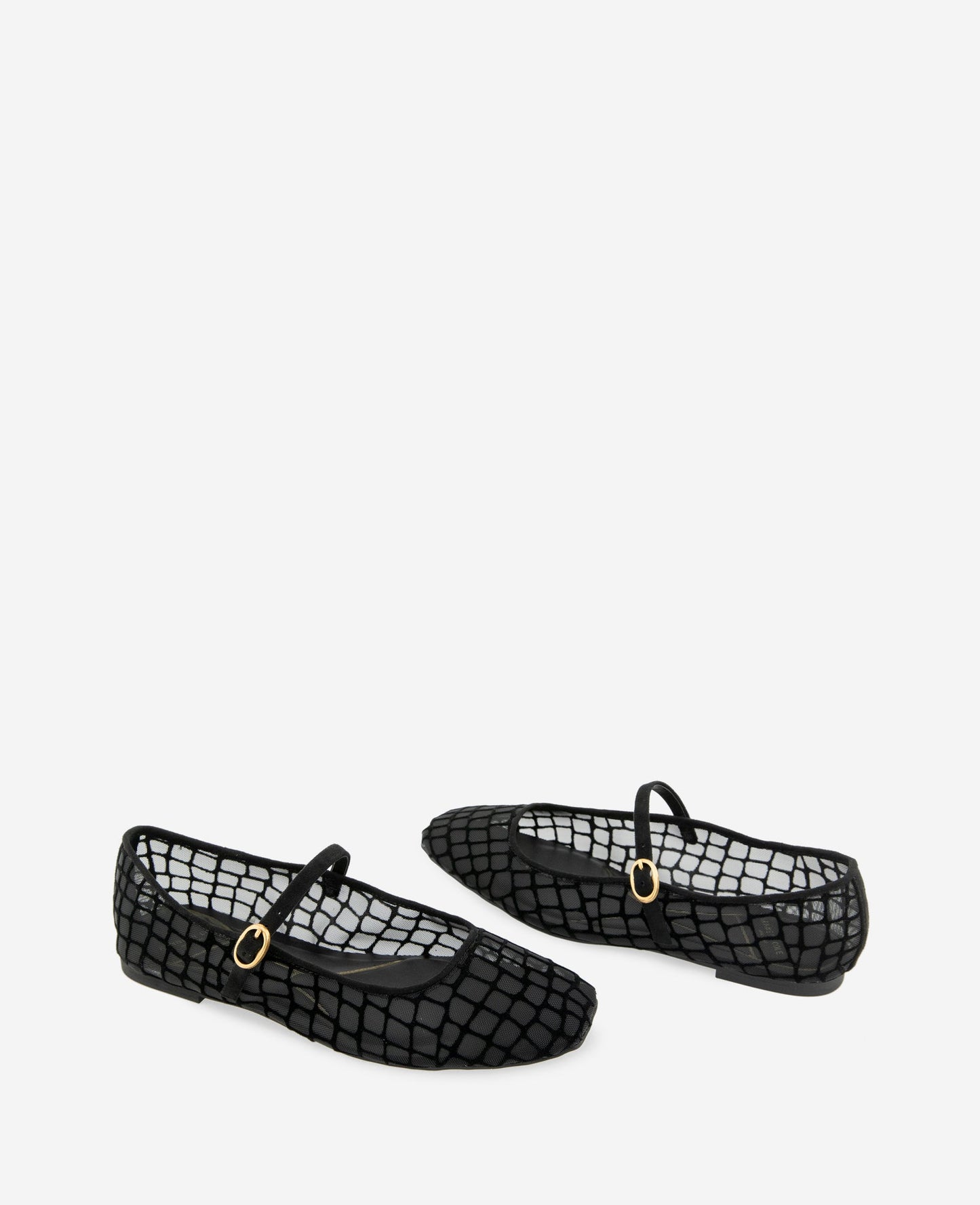 Jasper Croco Mesh Ballet Flat