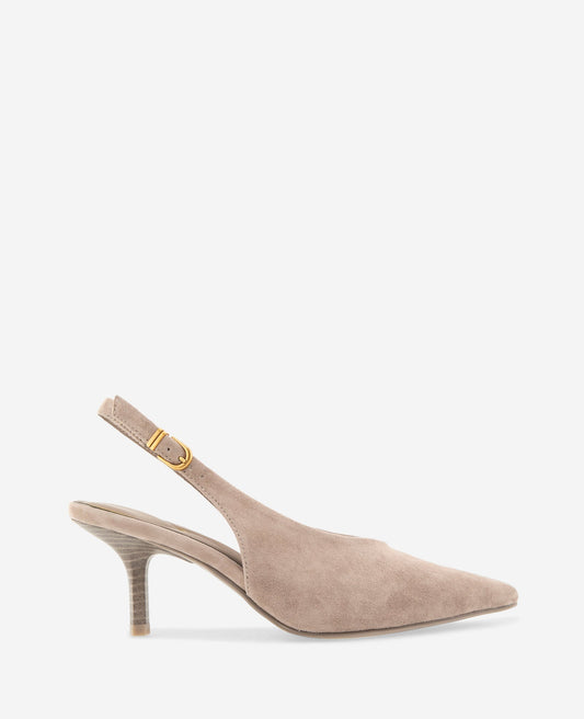 Ulysses Kid Suede Slingback Heel
