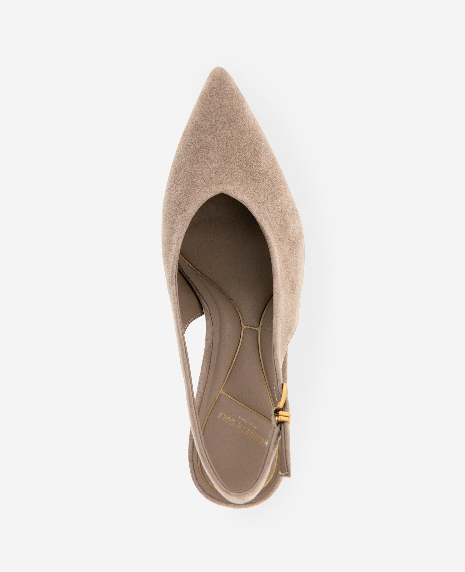 Ulysses Kid Suede Slingback Heel