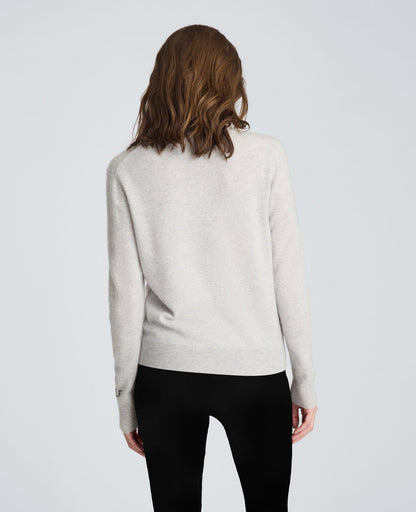 Lingua Franca Speak Up Even If Your Voice Shakes Unisex Cashmere Crewneck Sweater