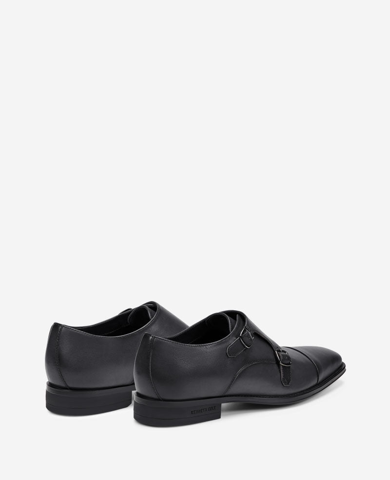 Charles Double Monk Strap Cap Toe Oxford