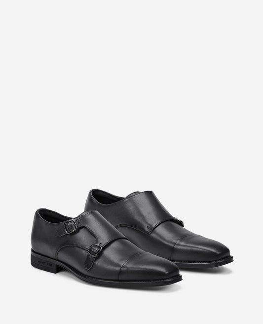 Charles Double Monk Strap Cap Toe Oxford