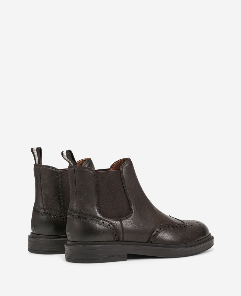 Frank Double Gore Wingtip Chelsea Boot