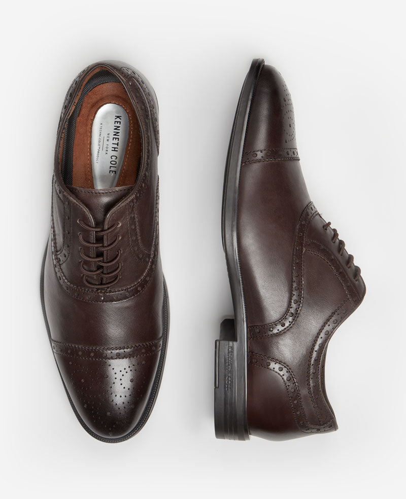 Future Pod Medallion Cap Toe Lace up
