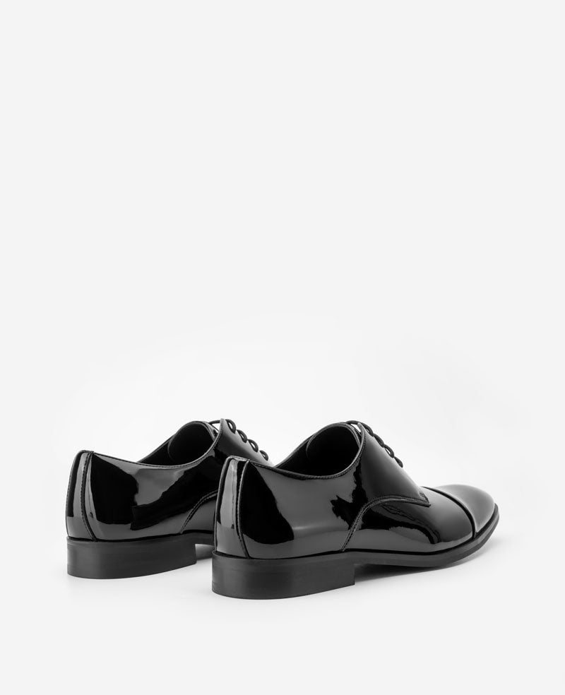 Hezner Patent Cap Toe Oxford