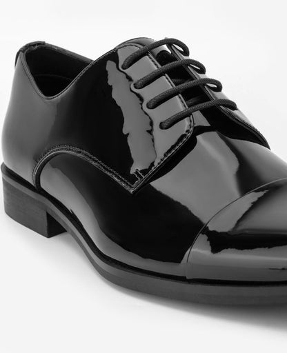 Hezner Patent Cap Toe Oxford