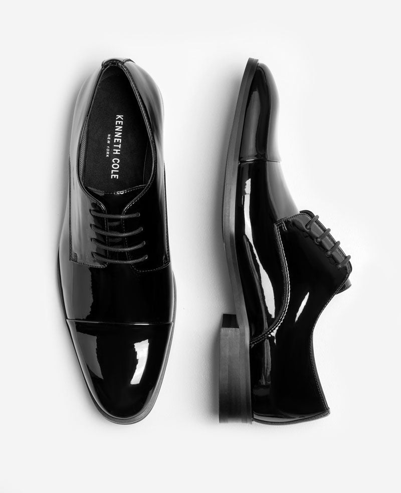 Hezner Patent Cap Toe Oxford
