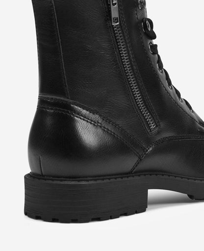 REACTION - Captain Cap Toe Double Zip Combat Boot
