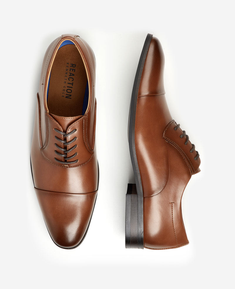 REACTION - Heath Cap Toe Lace Up Oxford
