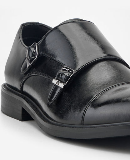 REACTION - Leland Monk Strap Cap Toe Oxford