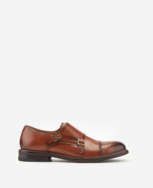 REACTION - Leland Monk Strap Cap Toe Oxford