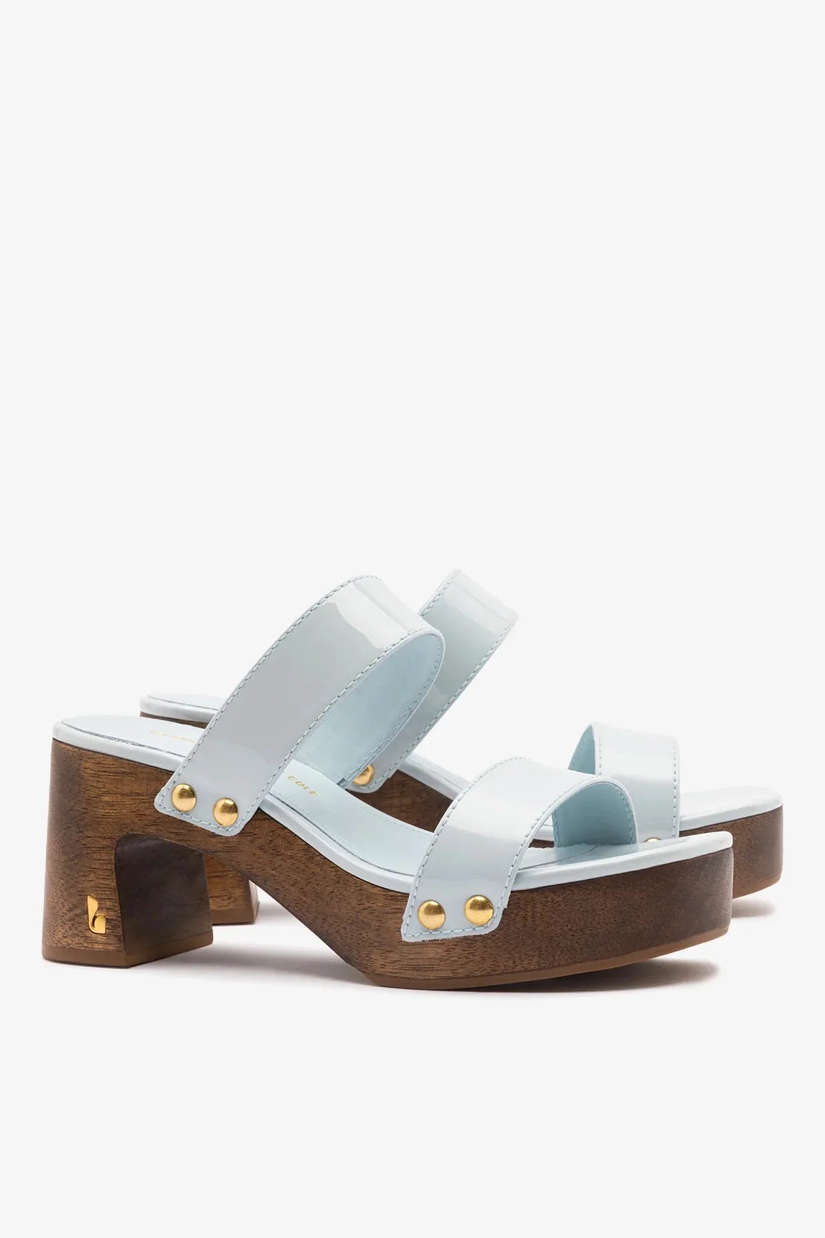 Larroudé x Kenneth Cole: Sandal Maya Patent Leather