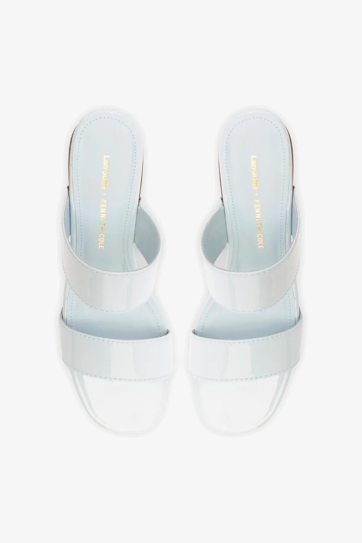 Larroudé x Kenneth Cole: Sandal Maya Patent Leather