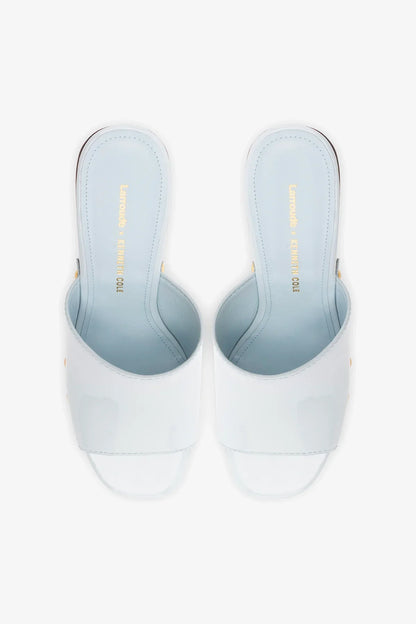 Larroudé x Kenneth Cole: Mule Maya Patent Leather