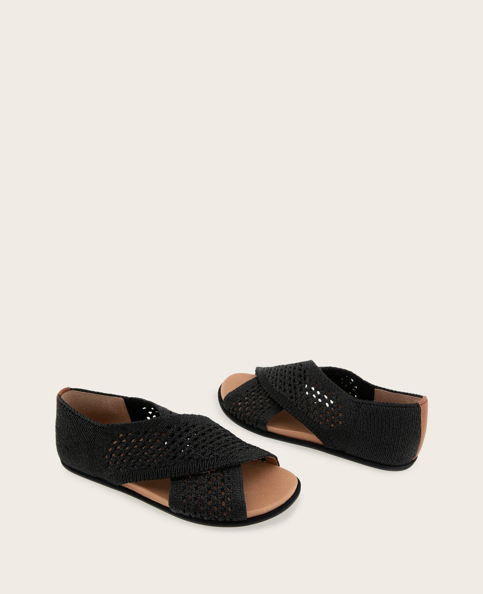 GENTLE SOULS - Laniey Knit X-Band Leather Sandal
