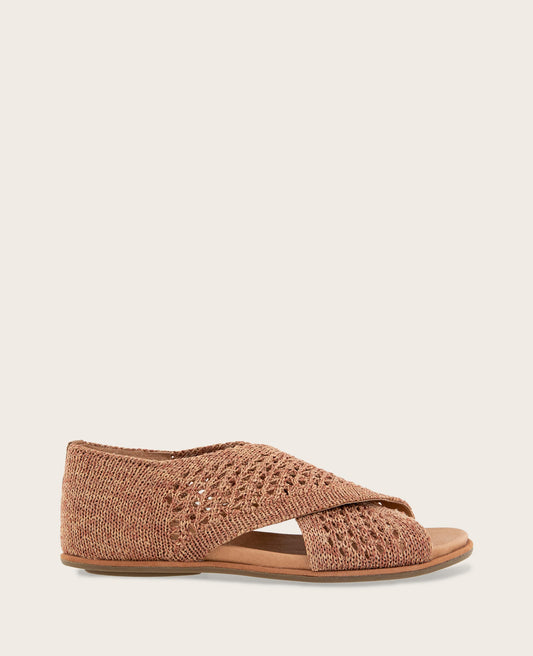 GENTLE SOULS - Laniey Knit X-Band Leather Sandal