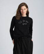 Lingua Franca Free The Speech Unisex Cotton Crewneck Sweater
