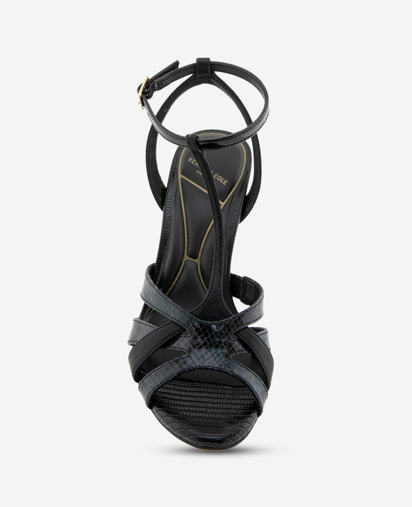 Liona Embossed Snake Heel