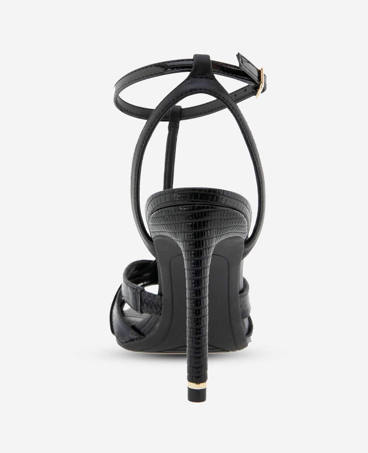 Liona Embossed Snake Heel