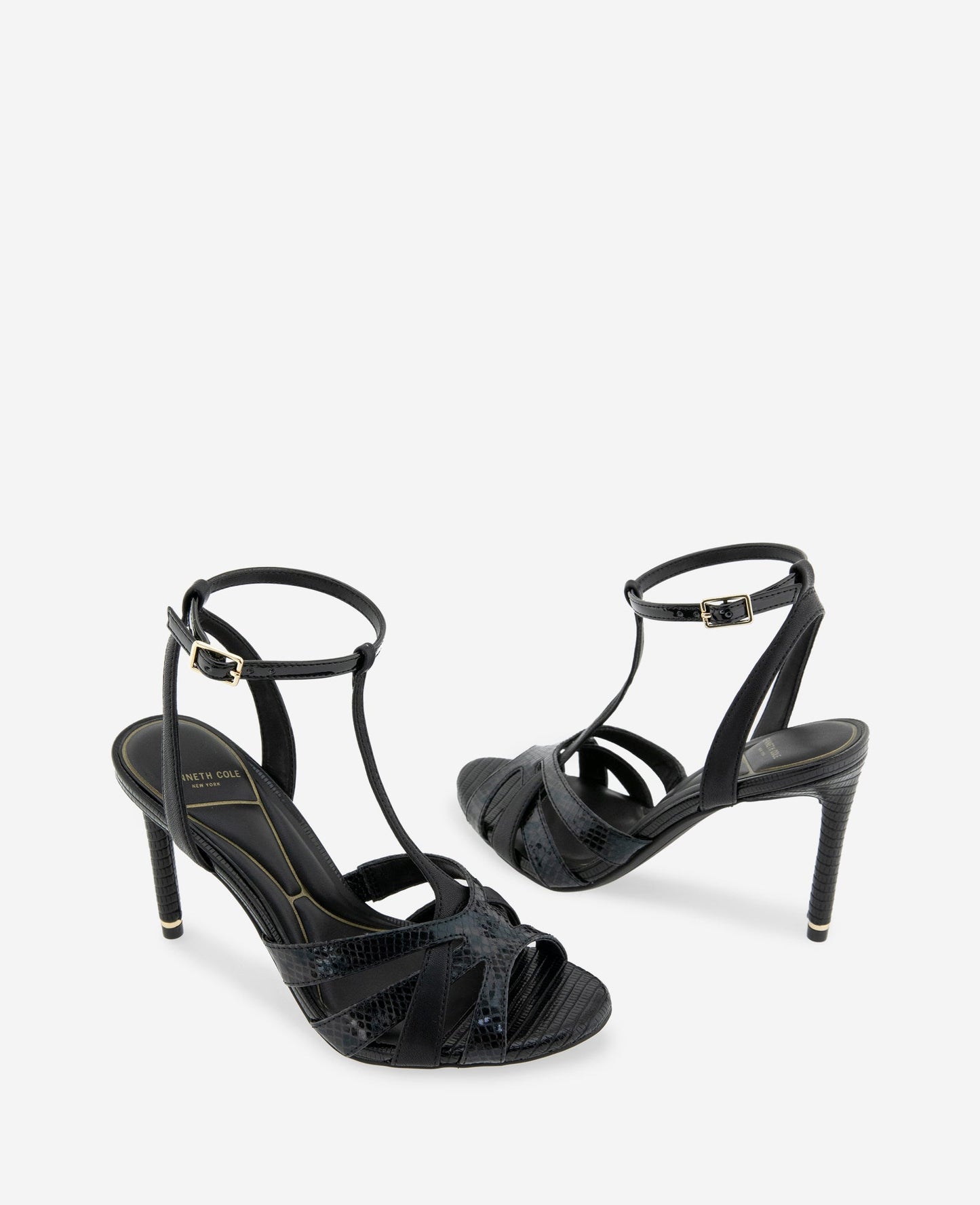 Liona Embossed Snake Heel