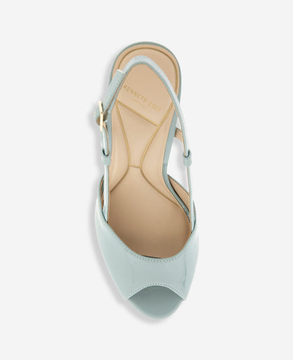 Londyn Patent Peep Toe Heel