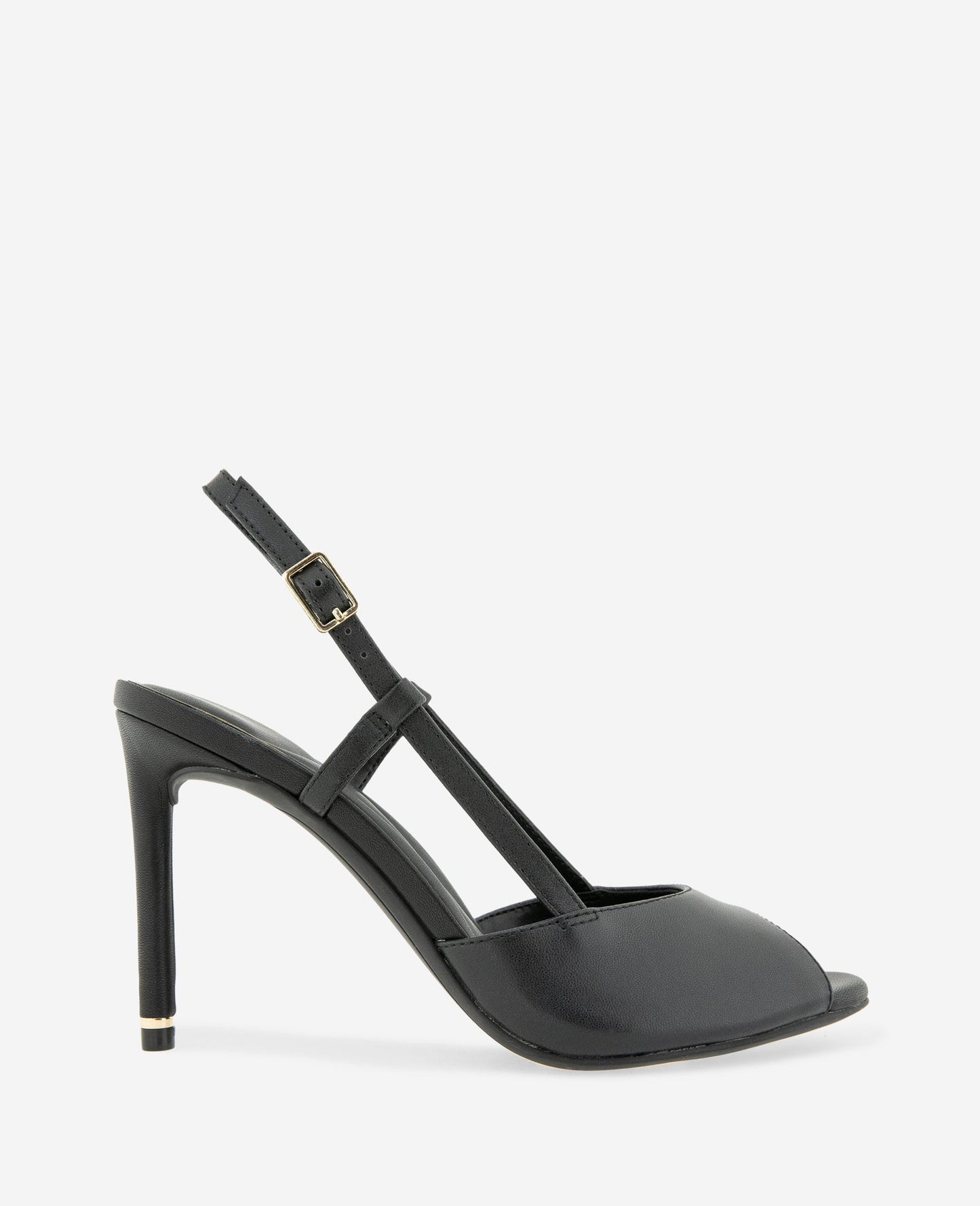 Londyn Leather Peep Toe Heel