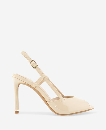 Londyn Patent Peep Toe Heel