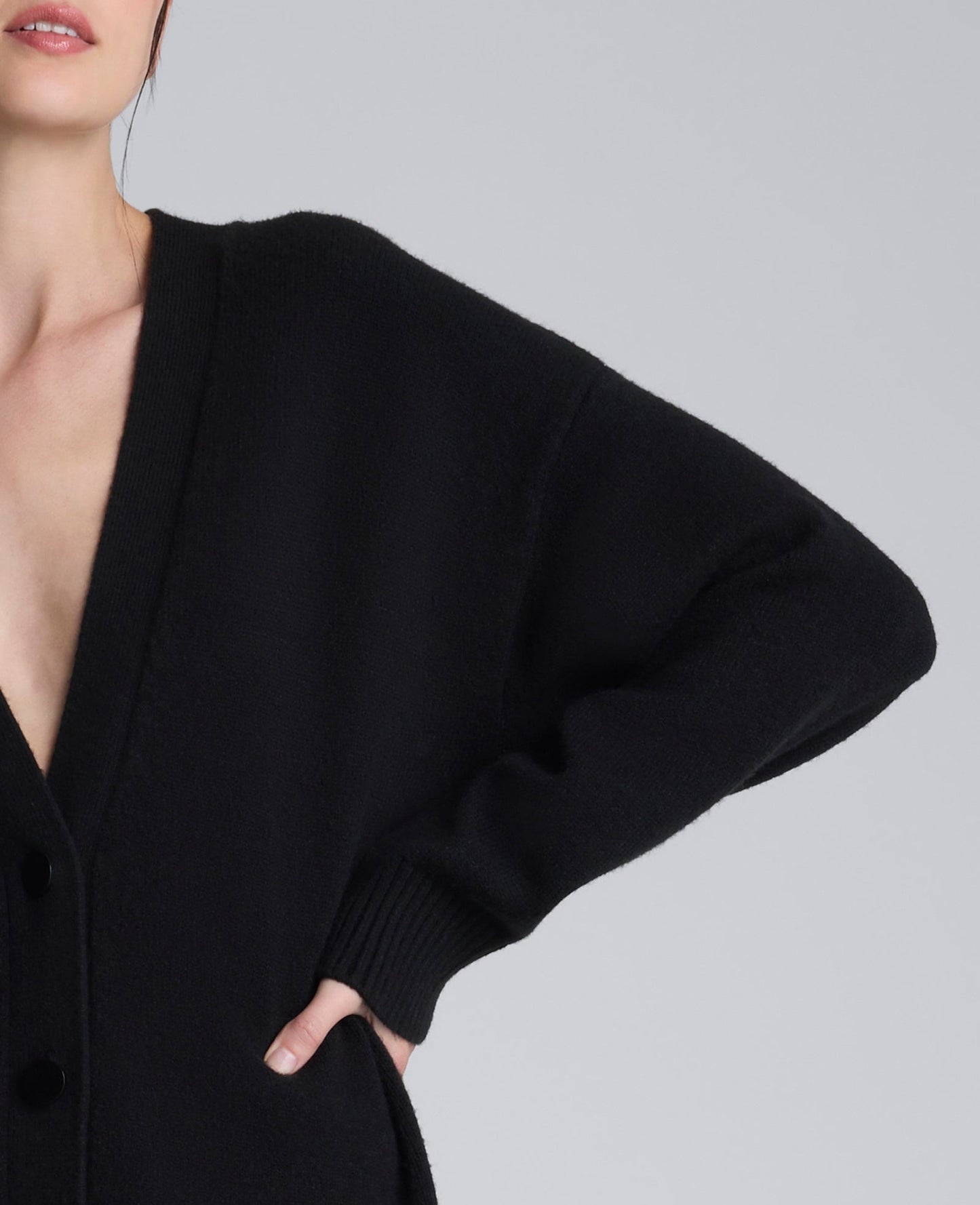 Long Button Front Cardigan Duster